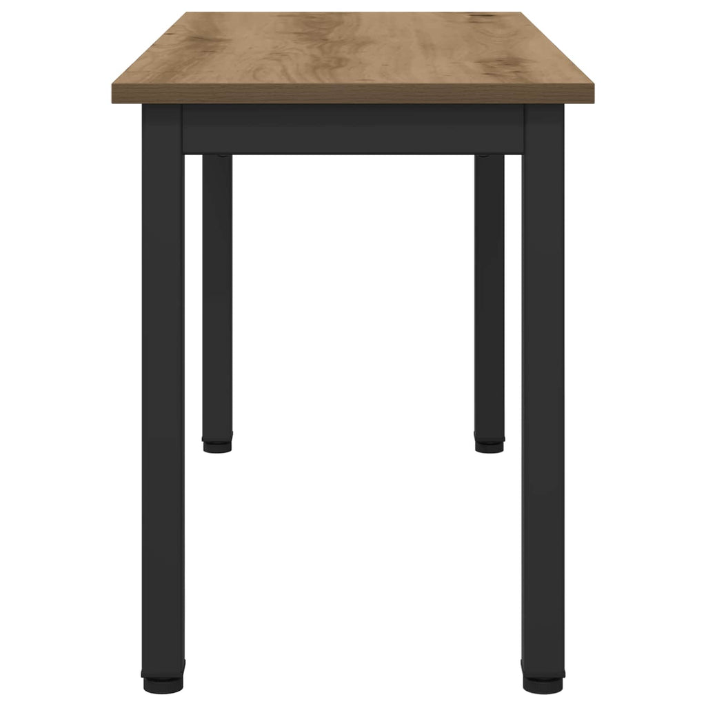Bank Kunsthandwerk Eiche 80 x 35 x 45 cm Holzwerkstoff