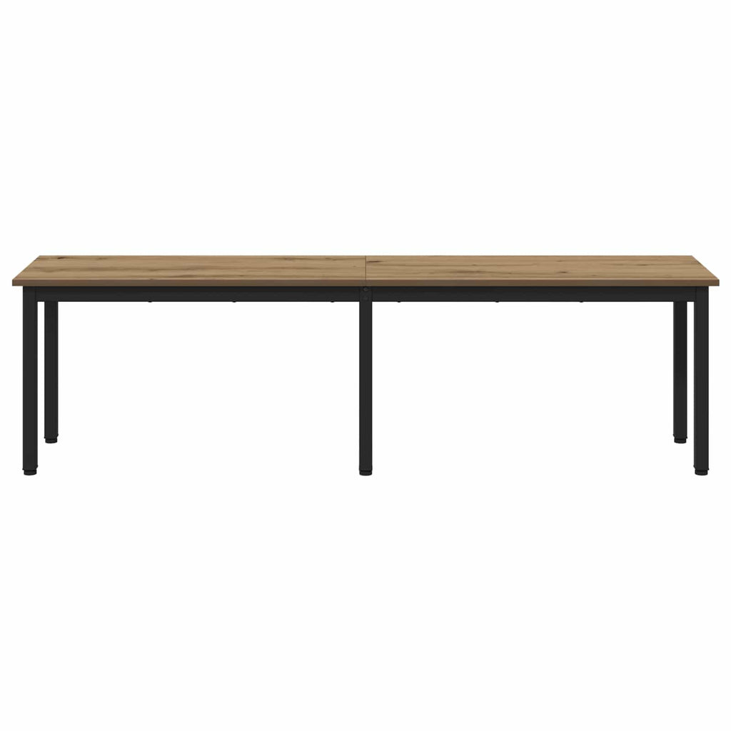 Bank Kunsthandwerk Eiche 160 x 35 x 45 cm Holzwerkstoff