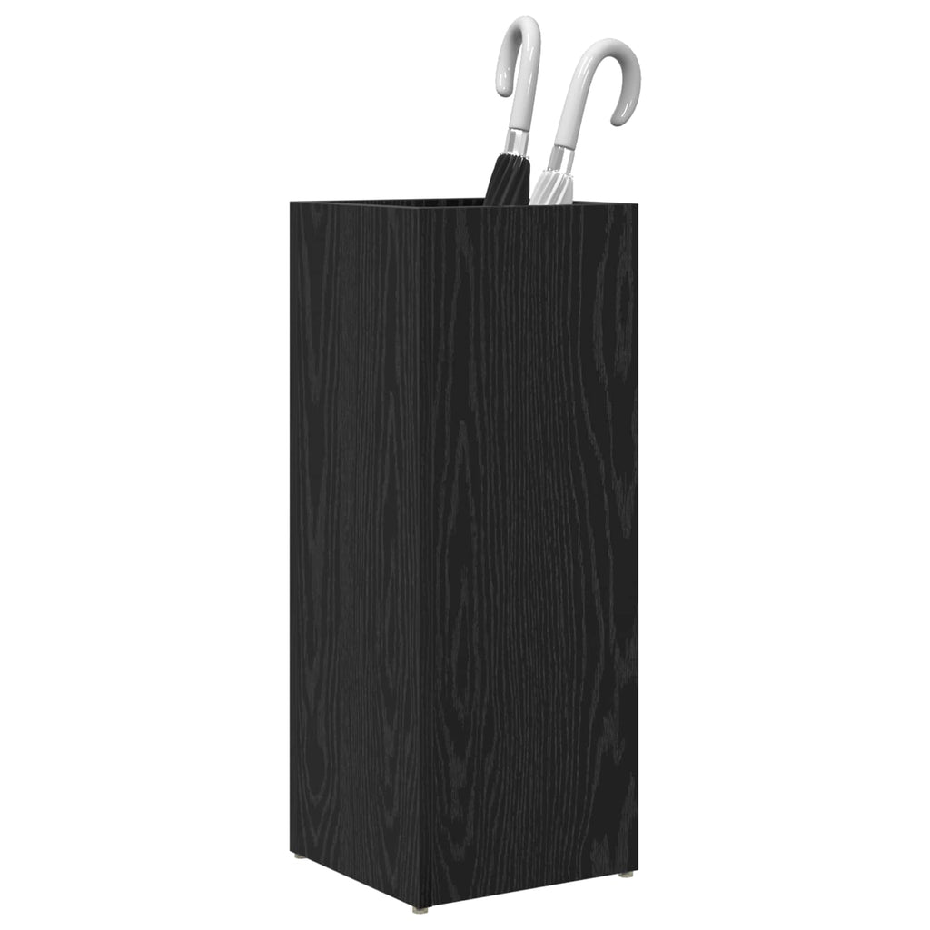 Sonnenschirmhalter Schwarz Eichen-Optik 25 x 24,5 x 64 cm