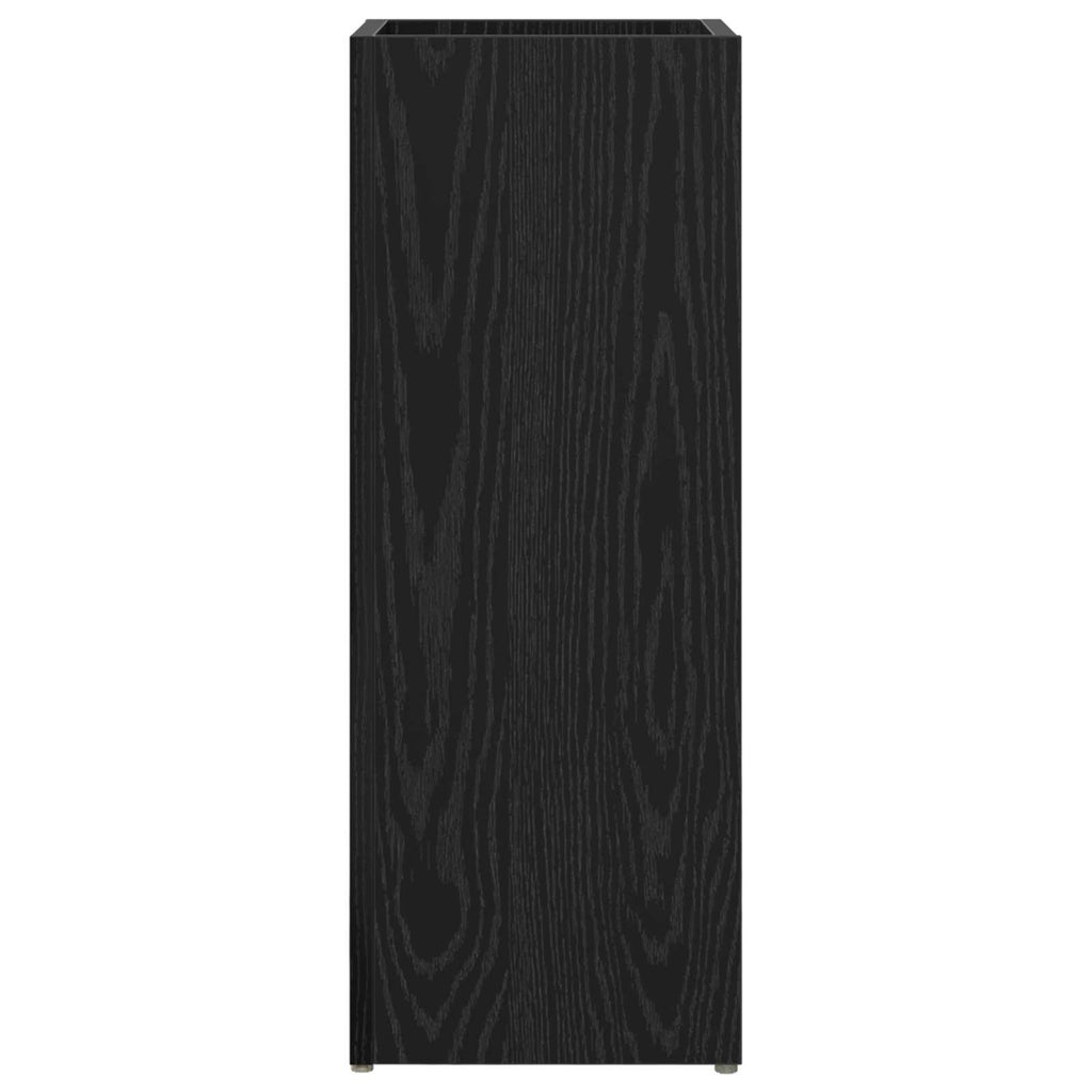 Sonnenschirmhalter Schwarz Eichen-Optik 25 x 24,5 x 64 cm