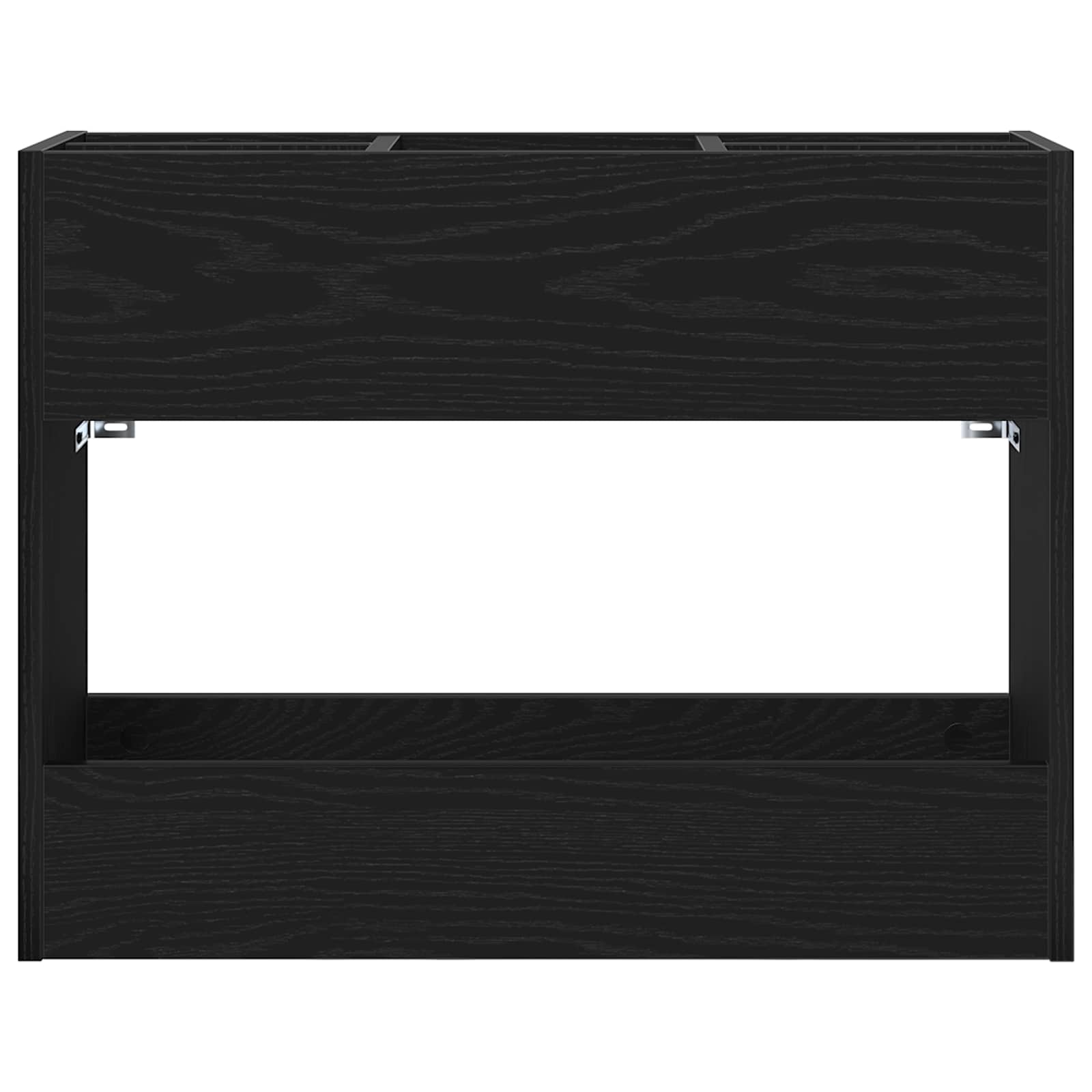 Sonnenschirmhalter Schwarz Eichen-Optik 65 x 24 x 50 cm