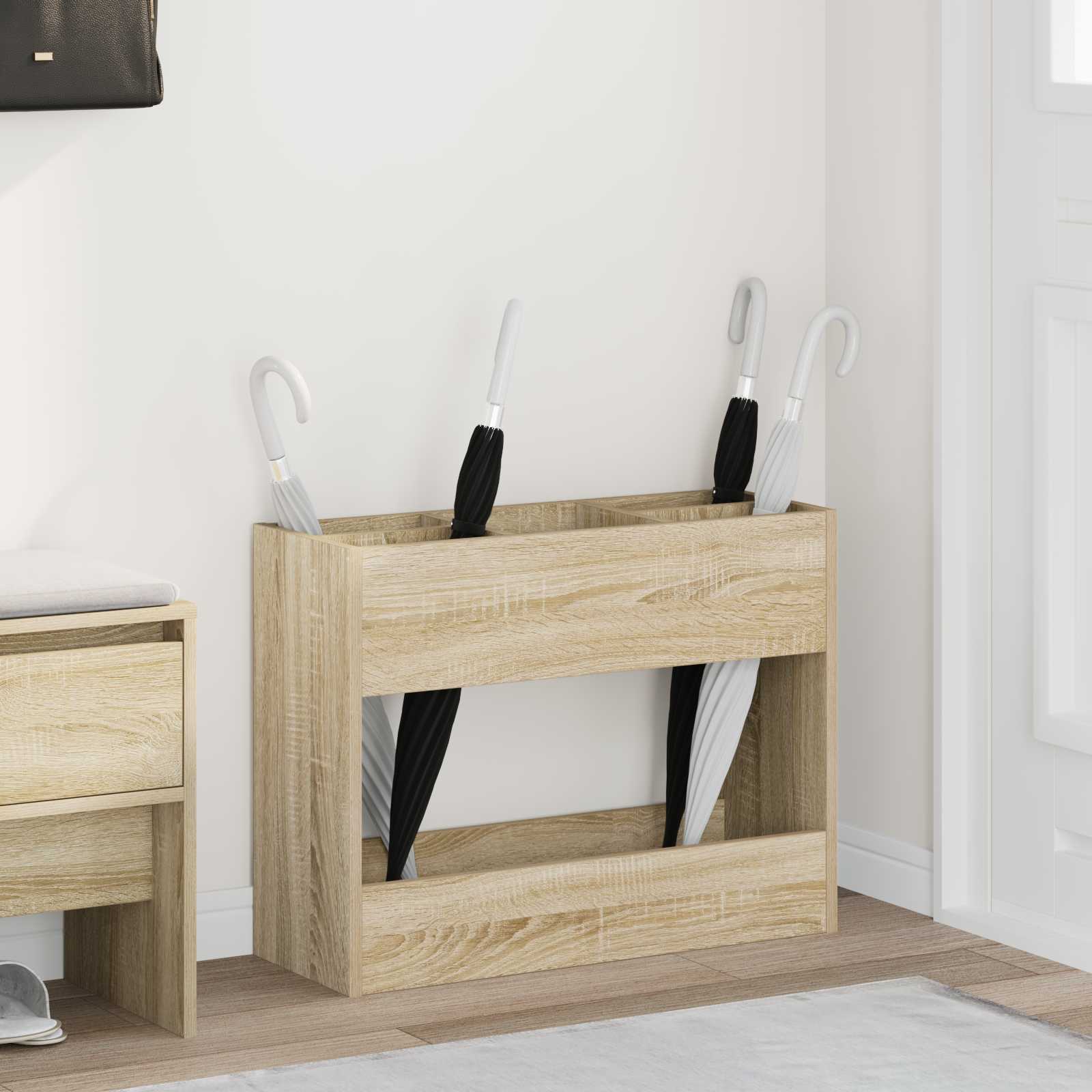 Sonnenschirmhalter Sonoma-Eiche 65 x 24 x 50 cm Holzwerkstoff