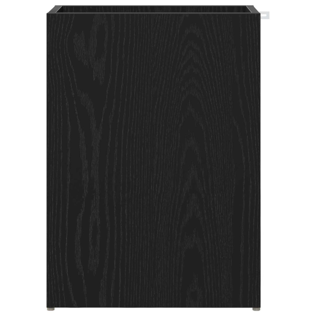 Sonnenschirmhalter Schwarz Eichen-Optik 40 x 20 x 55,5 cm