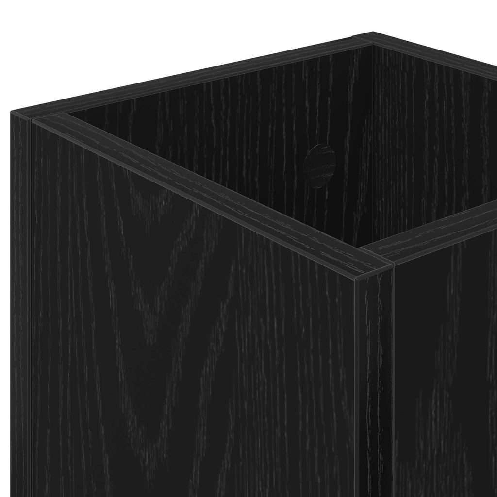 Sonnenschirmhalter Schwarz Eichen-Optik 20 x 20 x 55,5 cm