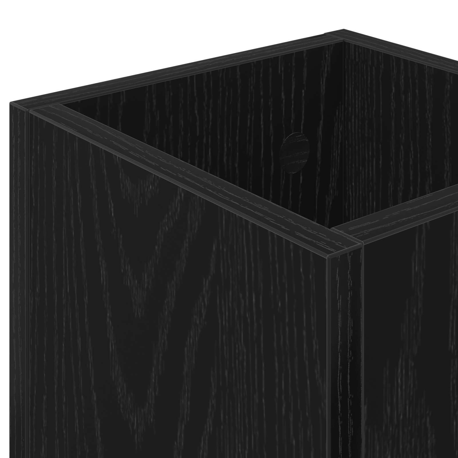 Sonnenschirmhalter Schwarz Eichen-Optik 20 x 20 x 55,5 cm