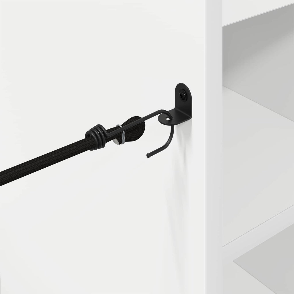 Golf Schrank Mit Rad Uni Weiß 65 x 45 x 98 cm