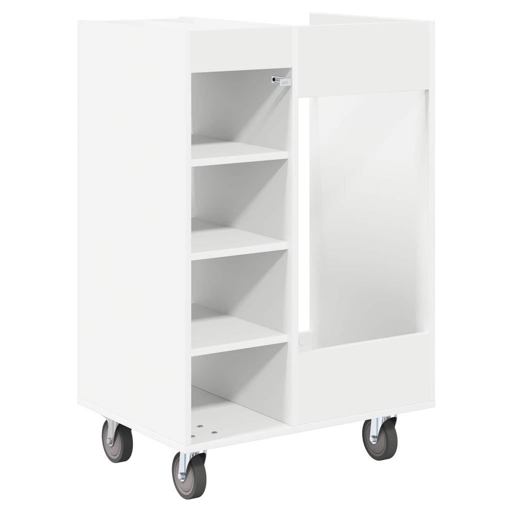 Golf Schrank Mit Rad Uni Weiß 65 x 45 x 98 cm