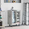 Golf Schrank Mit Rad Uni Beton Grau 65 x 45 x 98 cm