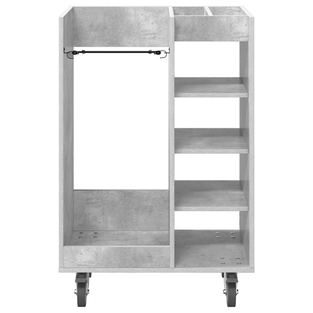 Golf Schrank Mit Rad Uni Beton Grau 65 x 45 x 98 cm