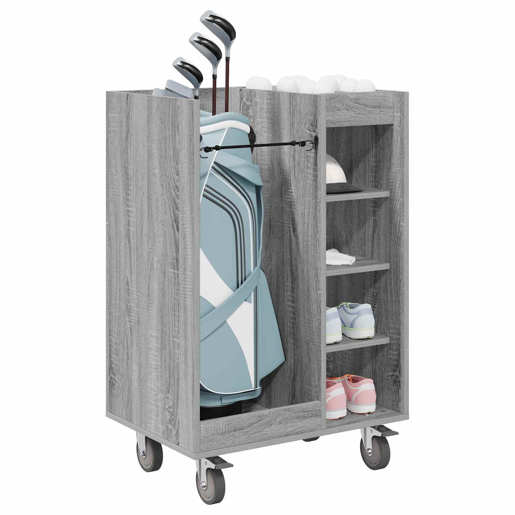 Golf Schrank Mit Rad Uni Graues Sonoma 65 x 45 x 98 cm