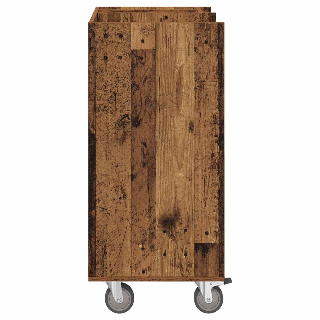 Golf Schrank Mit Rad Uni Altholz 65 x 45 x 98 cm