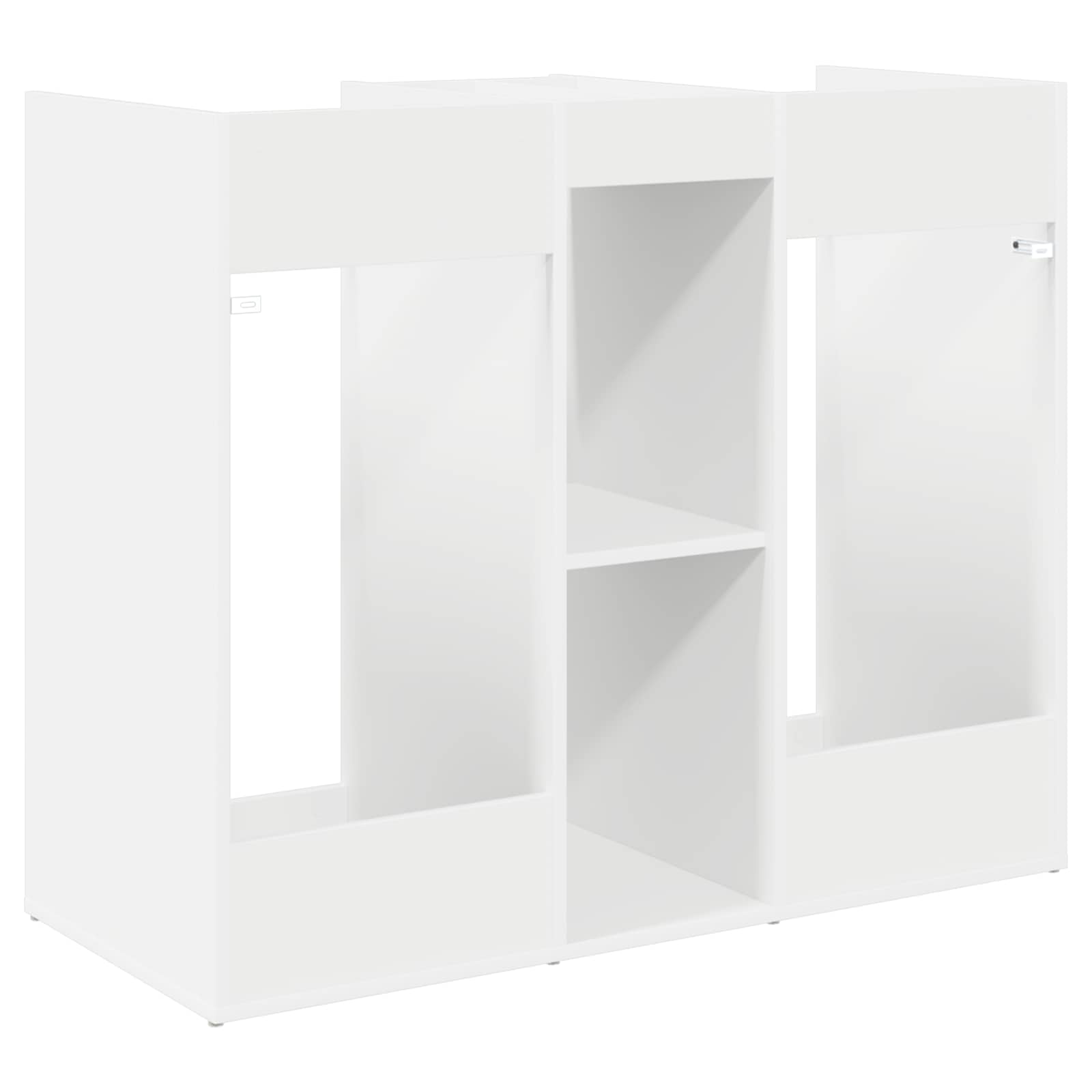 Golf Schrank Uni Weiß 102 x 45 x 85,5 cm