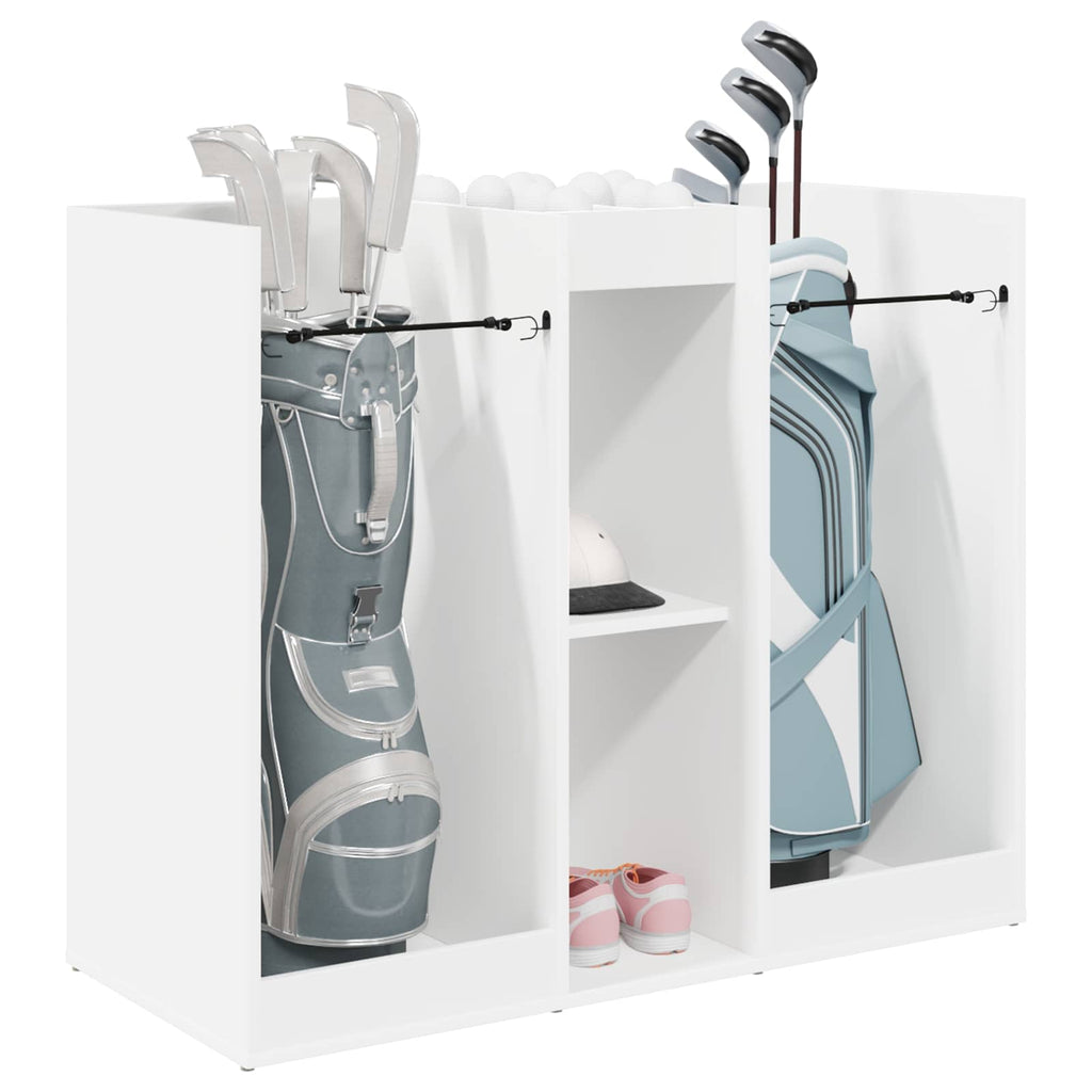 Golf Schrank Uni Weiß 102 x 45 x 85,5 cm