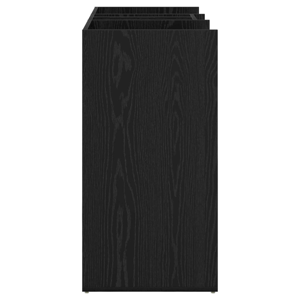 Golf Schrank Uni Schwarz Eichen-Optik 102 x 45 x 85,5 cm