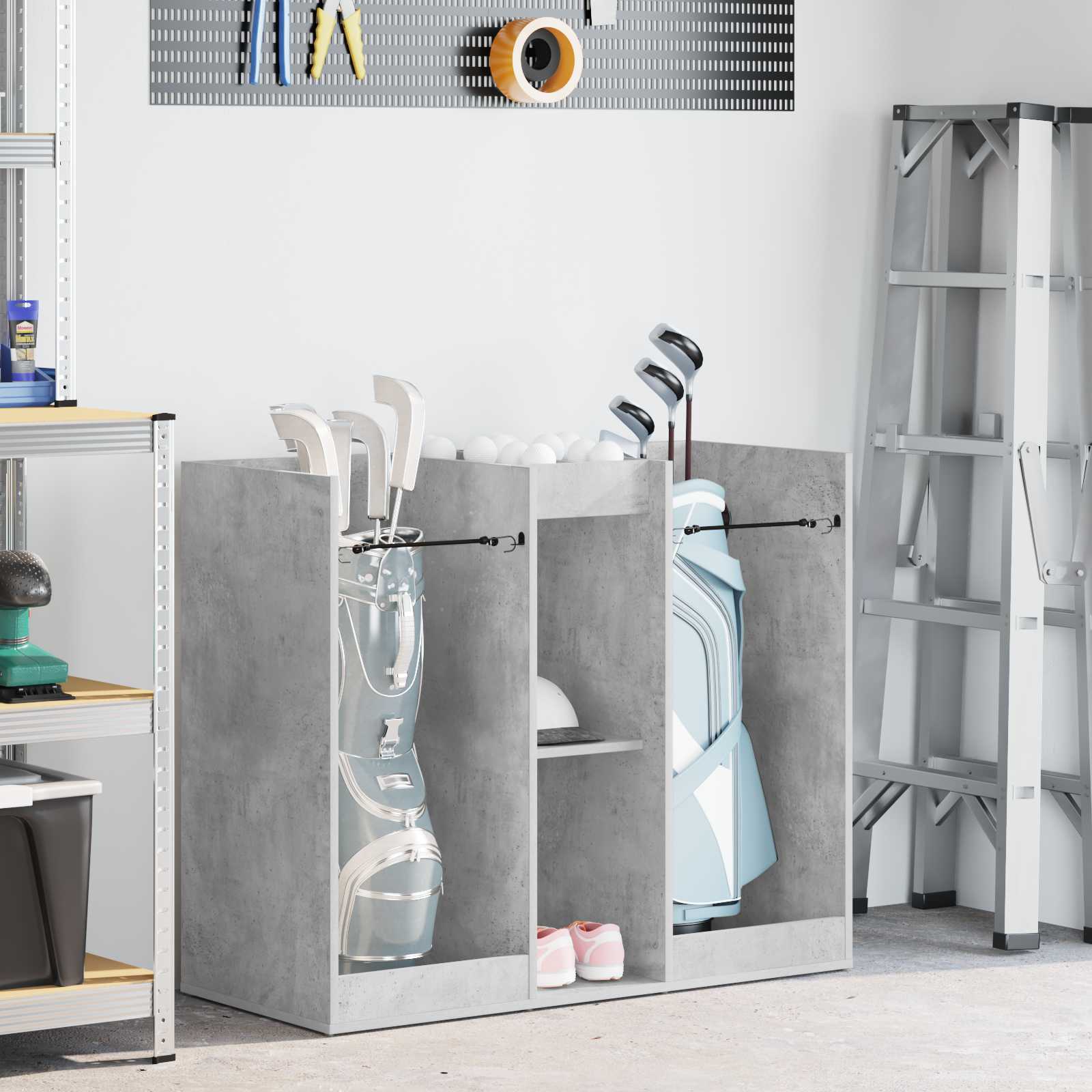 Golf Schrank Uni Beton Grau 102 x 45 x 85,5 cm
