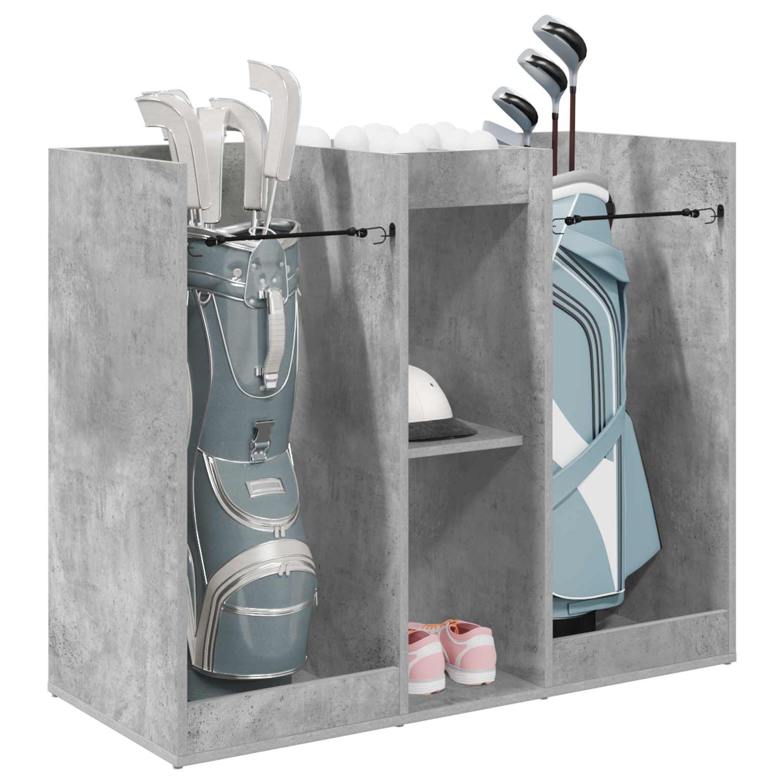 Golf Schrank Uni Beton Grau 102 x 45 x 85,5 cm