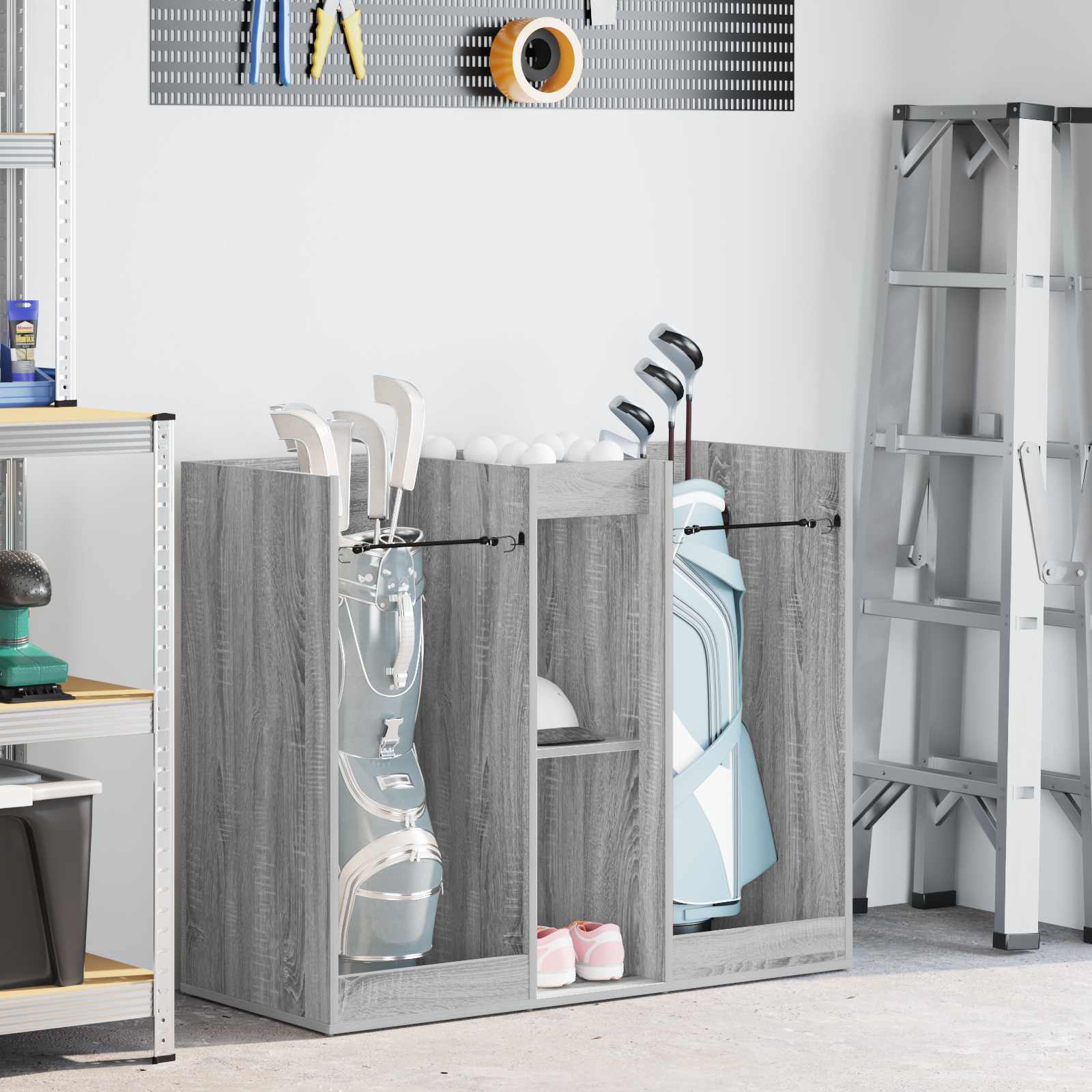 Golf Schrank Uni Graues Sonoma 102 x 45 x 85,5 cm