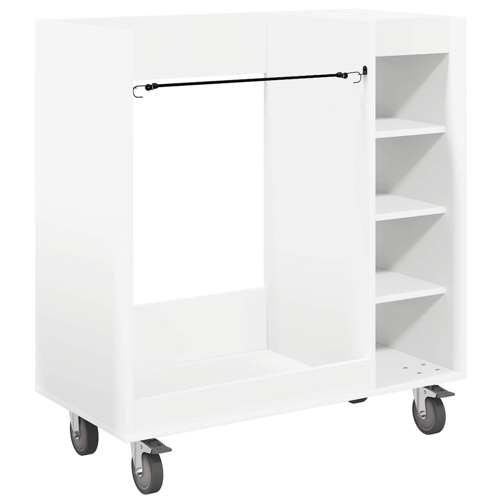 Golf Schrank Mit Rad Uni Weiß 90 x 45 x 98 cm