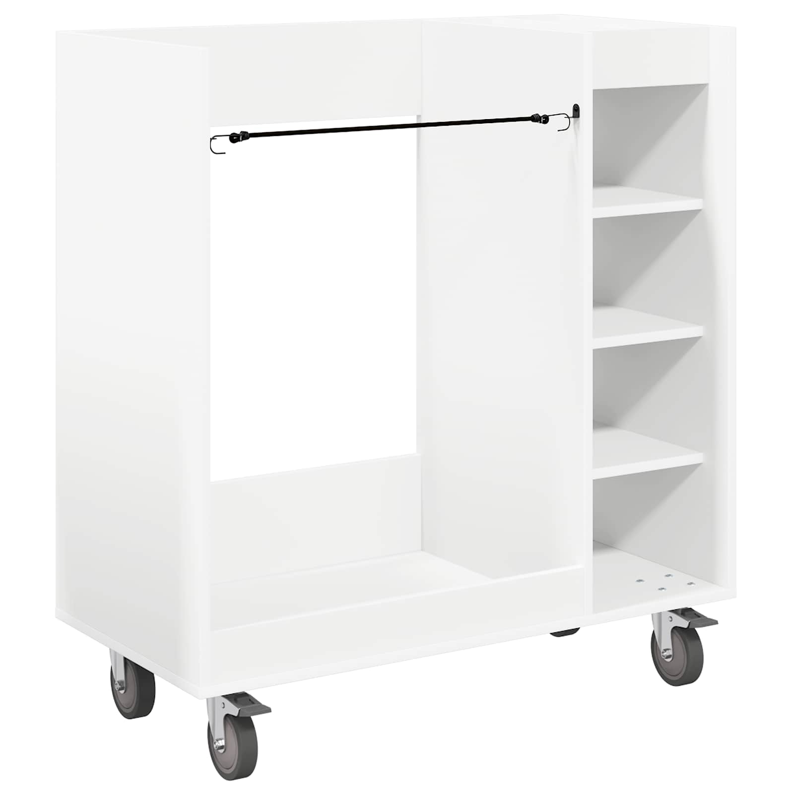 Golf Schrank Mit Rad Uni Weiß 90 x 45 x 98 cm