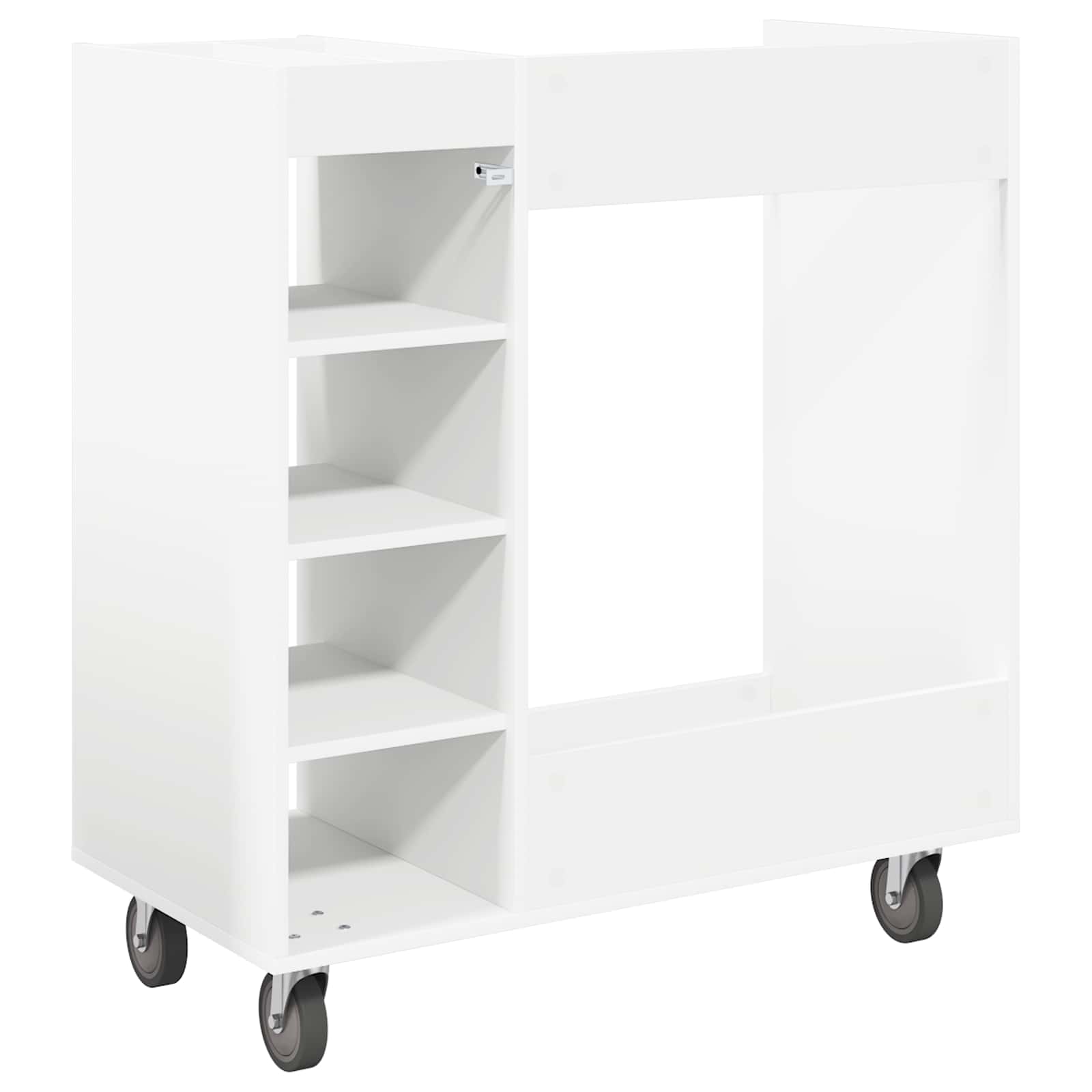 Golf Schrank Mit Rad Uni Weiß 90 x 45 x 98 cm