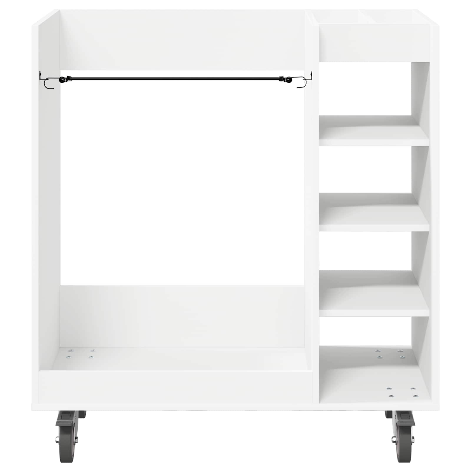 Golf Schrank Mit Rad Uni Weiß 90 x 45 x 98 cm