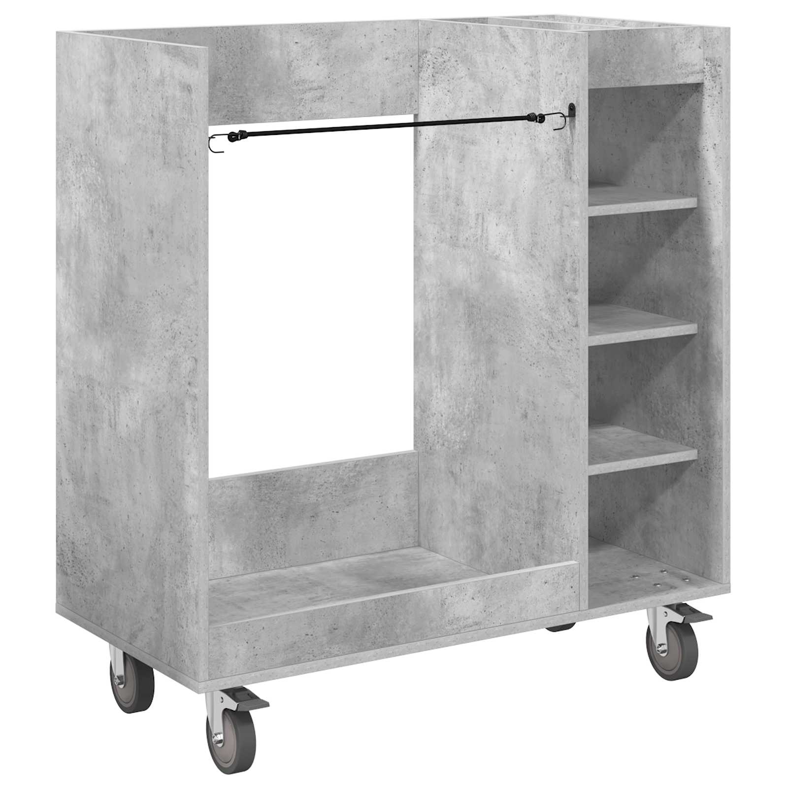 Golf Schrank Mit Rad Uni Beton Grau 90 x 45 x 98 cm