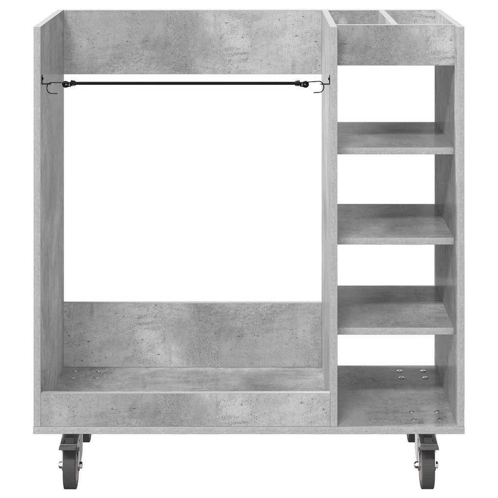 Golf Schrank Mit Rad Uni Beton Grau 90 x 45 x 98 cm