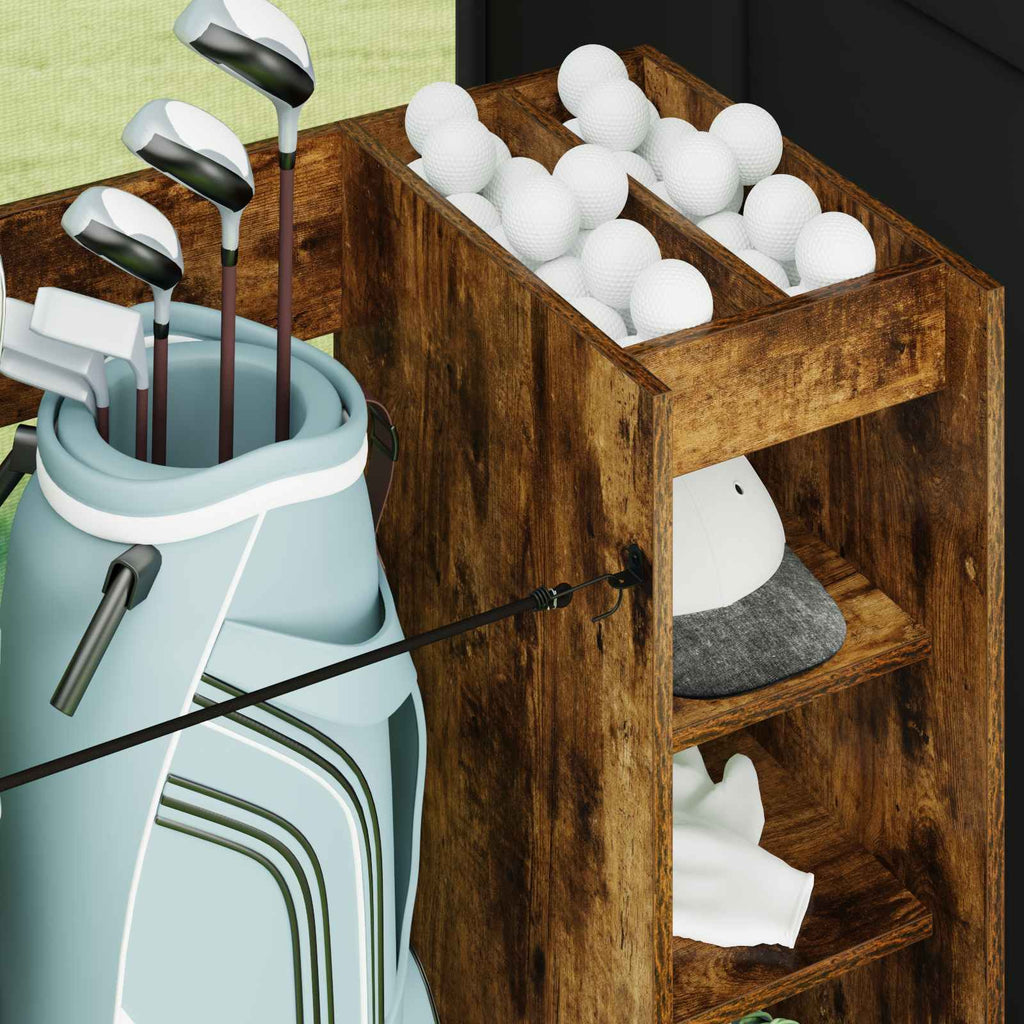 Golf Schrank Mit Rad Uni Geräucherte Eiche 90 x 45 x 98 cm