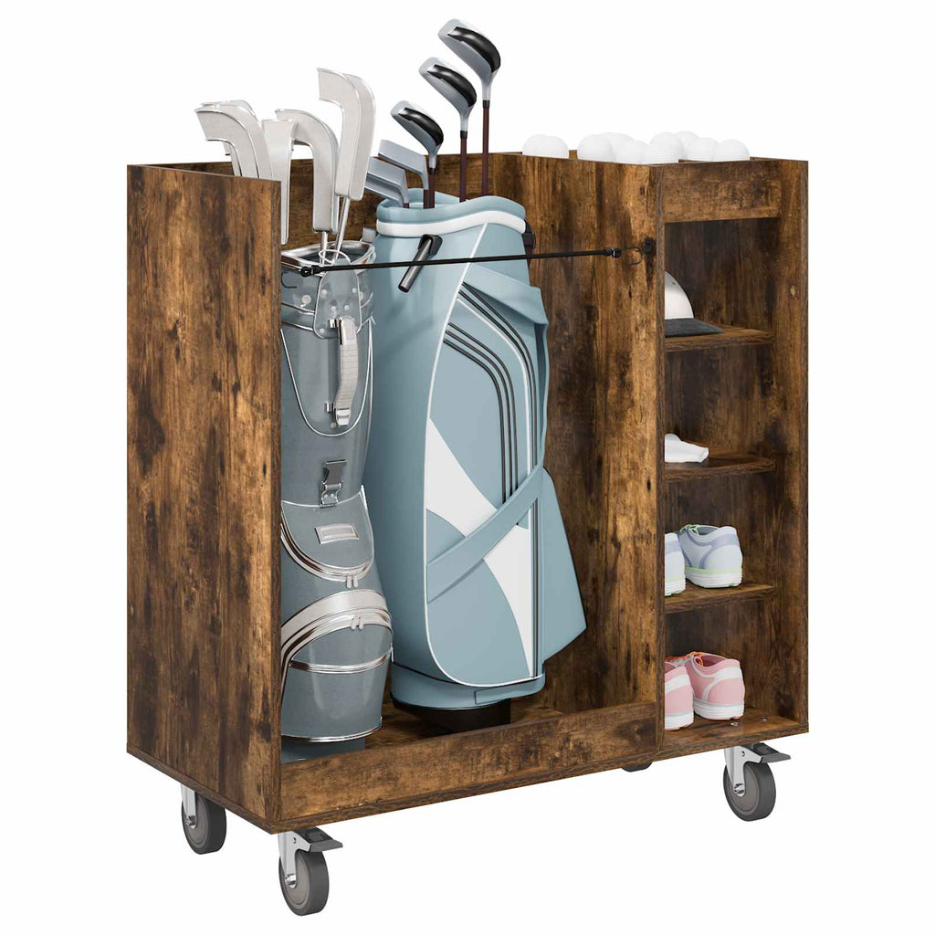 Golf Schrank Mit Rad Uni Geräucherte Eiche 90 x 45 x 98 cm