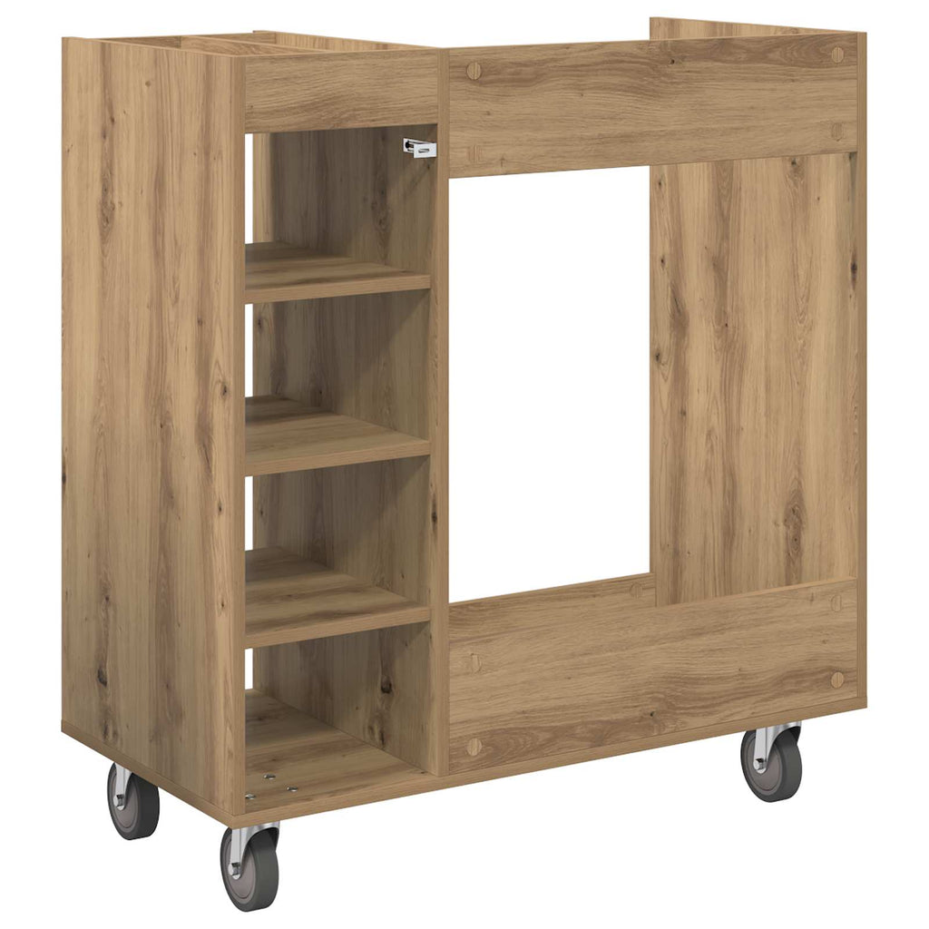 Golf Schrank Mit Rad Uni Artisan-Eiche 90 x 45 x 98 cm