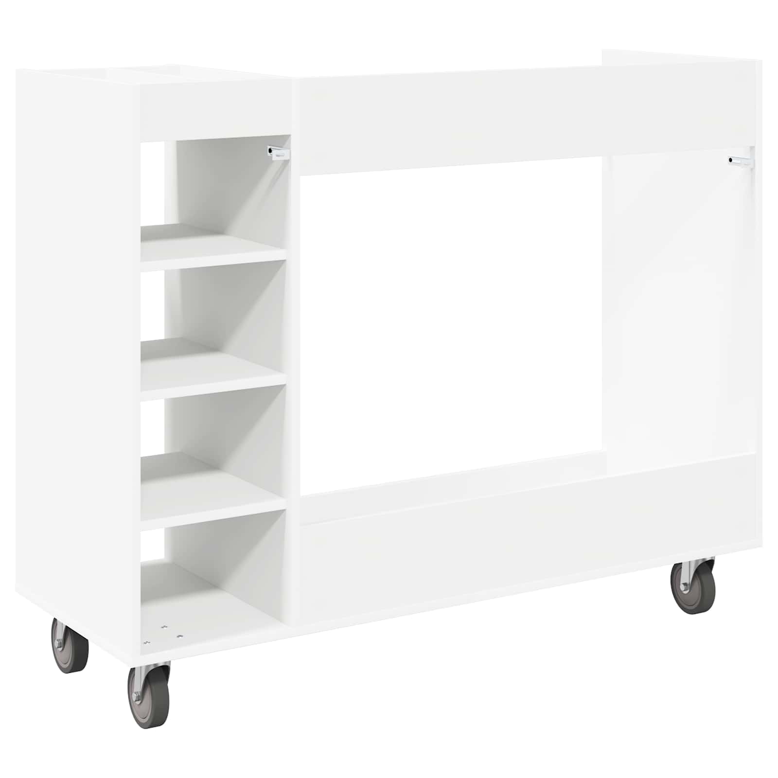 Golf Schrank Mit Rad Uni Weiß 120 x 45 x 98 cm