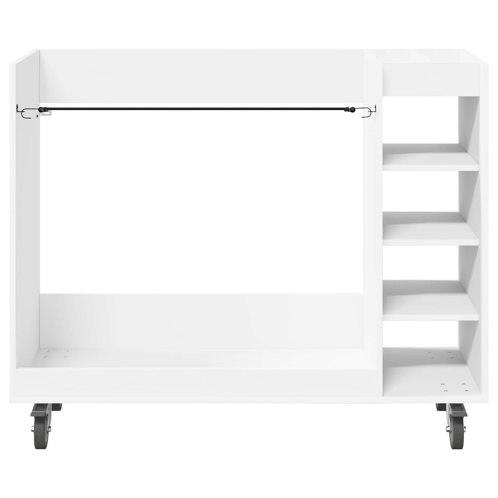 Golf Schrank Mit Rad Uni Weiß 120 x 45 x 98 cm