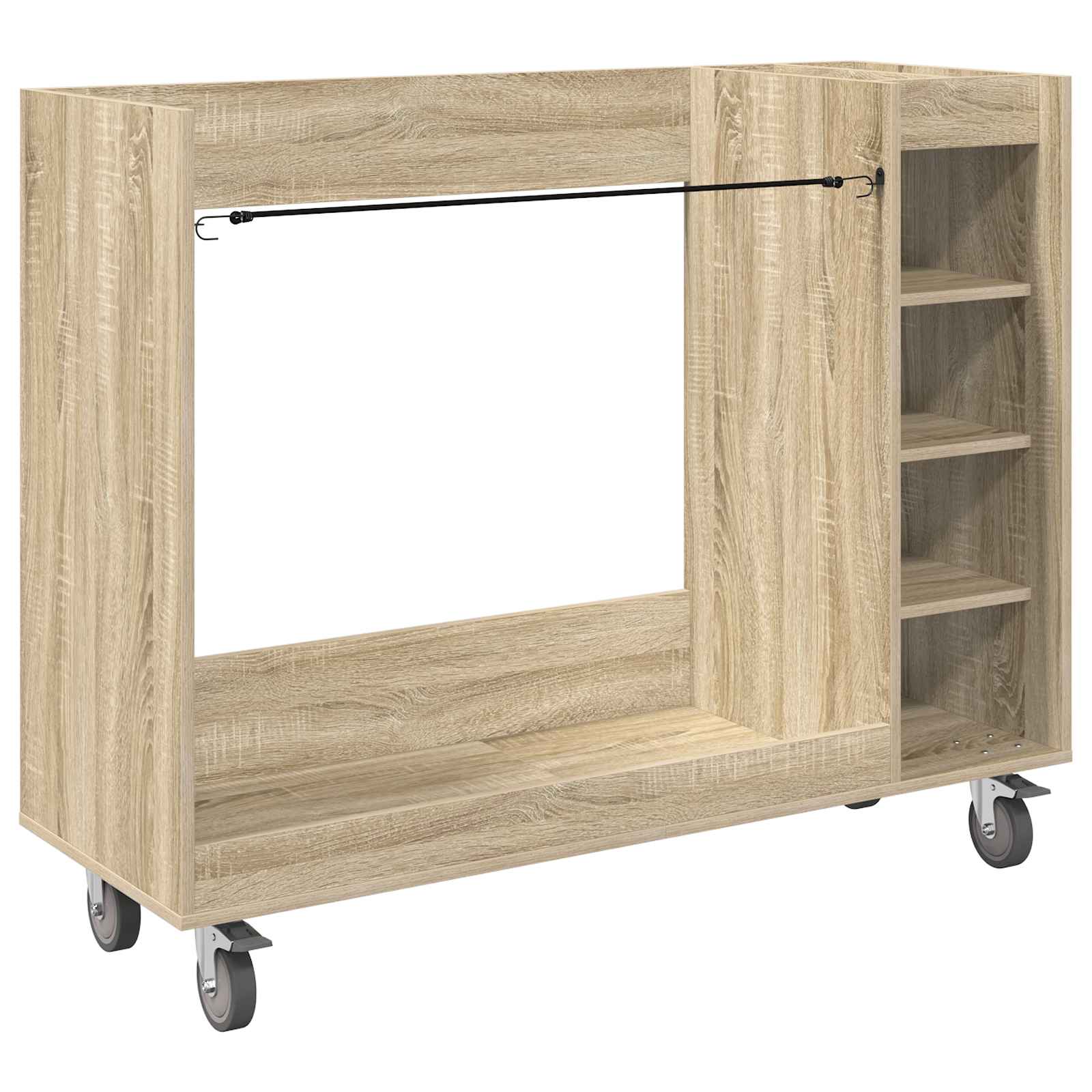 Golf Schrank Mit Rad Uni Sonoma-Eiche 120 x 45 x 98 cm