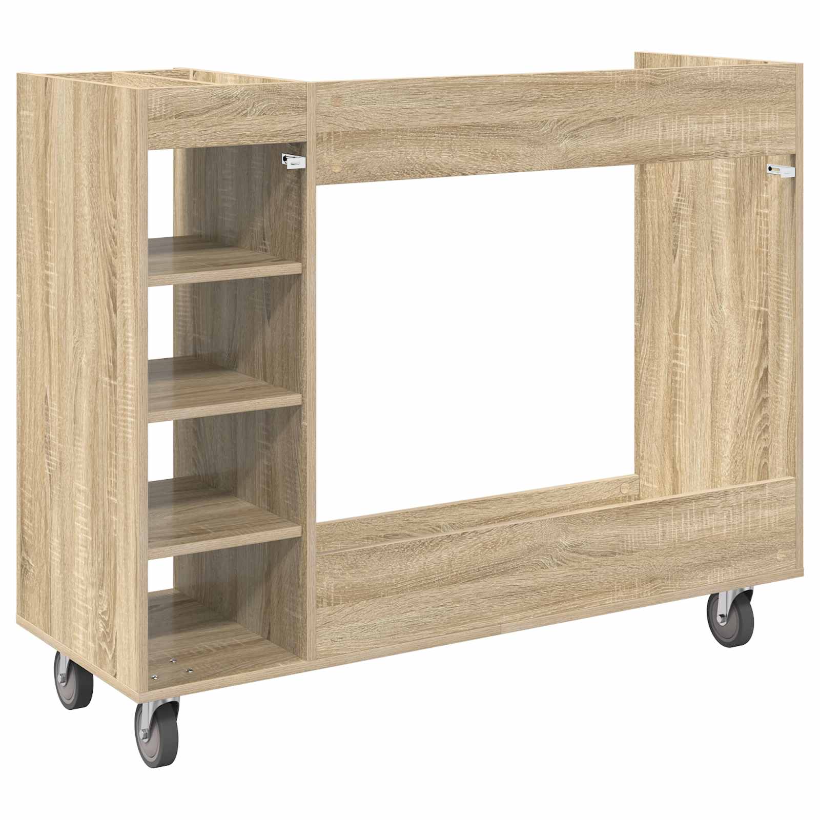 Golf Schrank Mit Rad Uni Sonoma-Eiche 120 x 45 x 98 cm