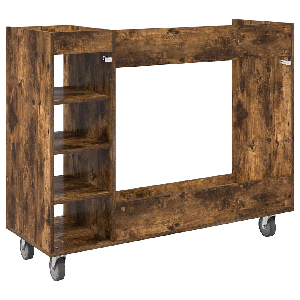 Golf Schrank Mit Rad Uni Geräucherte Eiche 120 x 45 x 98 cm