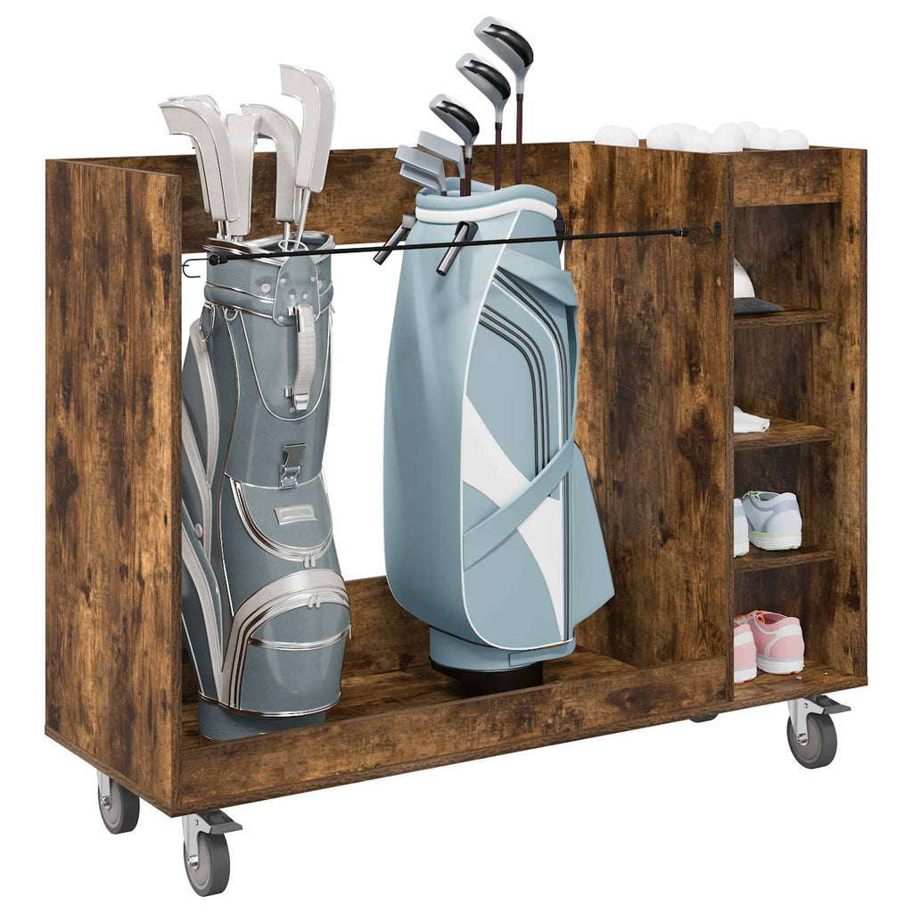 Golf Schrank Mit Rad Uni Geräucherte Eiche 120 x 45 x 98 cm