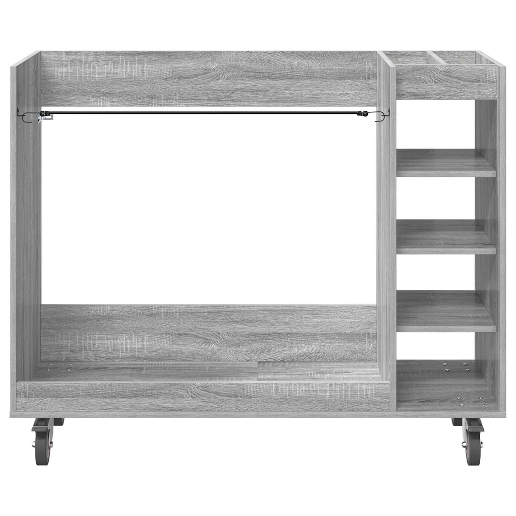 Golf Schrank Mit Rad Uni Graues Sonoma 120 x 45 x 98 cm