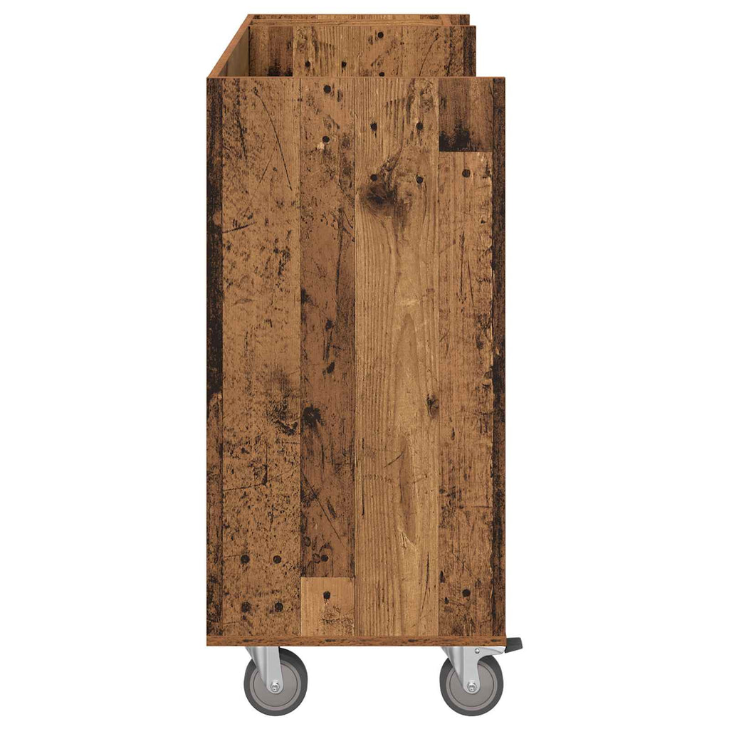 Golf Schrank Mit Rad Uni Altholz 120 x 45 x 98 cm