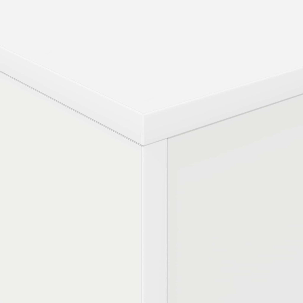 Magazinregal mit Regal Weiß 70 x 41 x 156 cm Holzwerkstoff