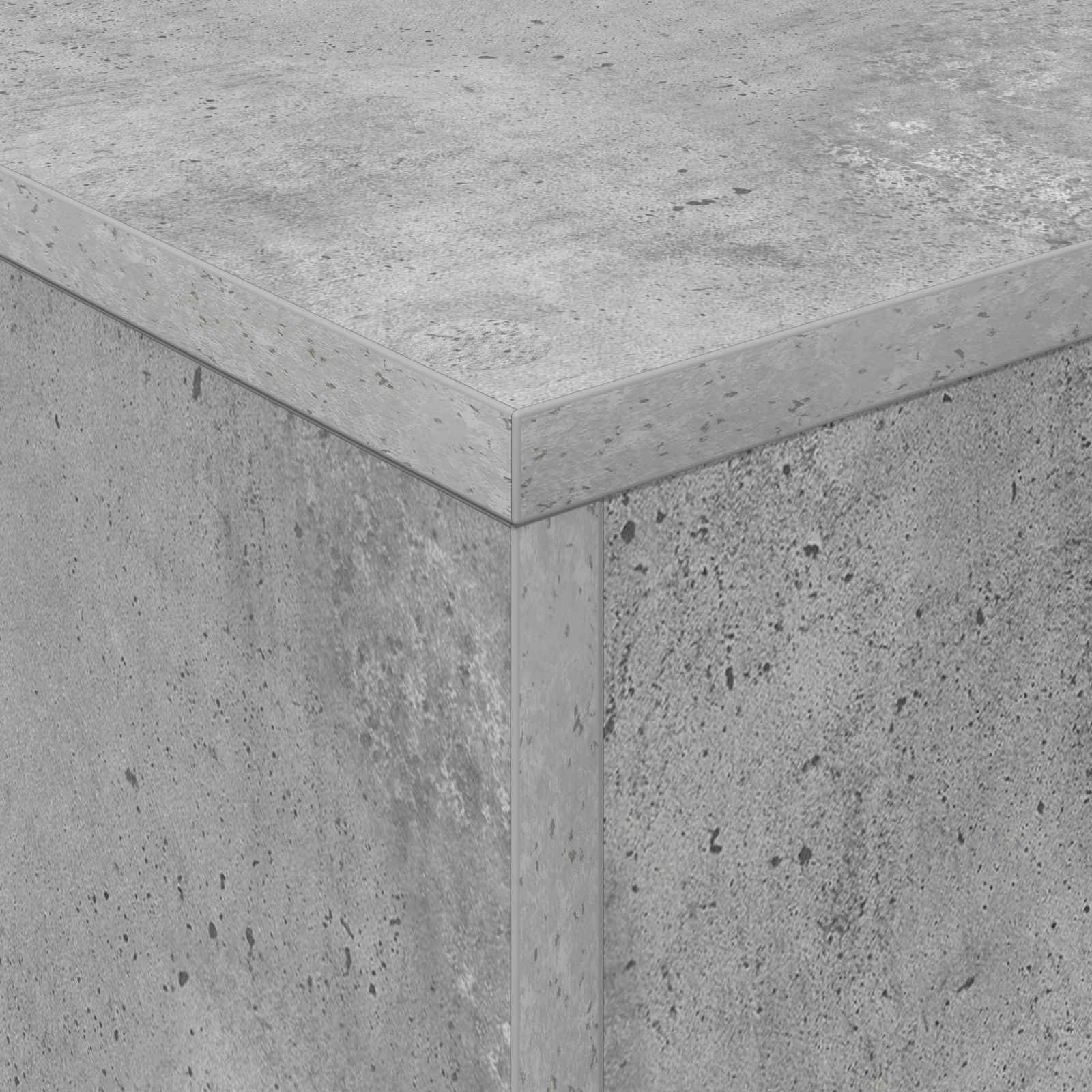 Magazinregal Beton Grau 70 x 41 x 156 cm Holzwerkstoff