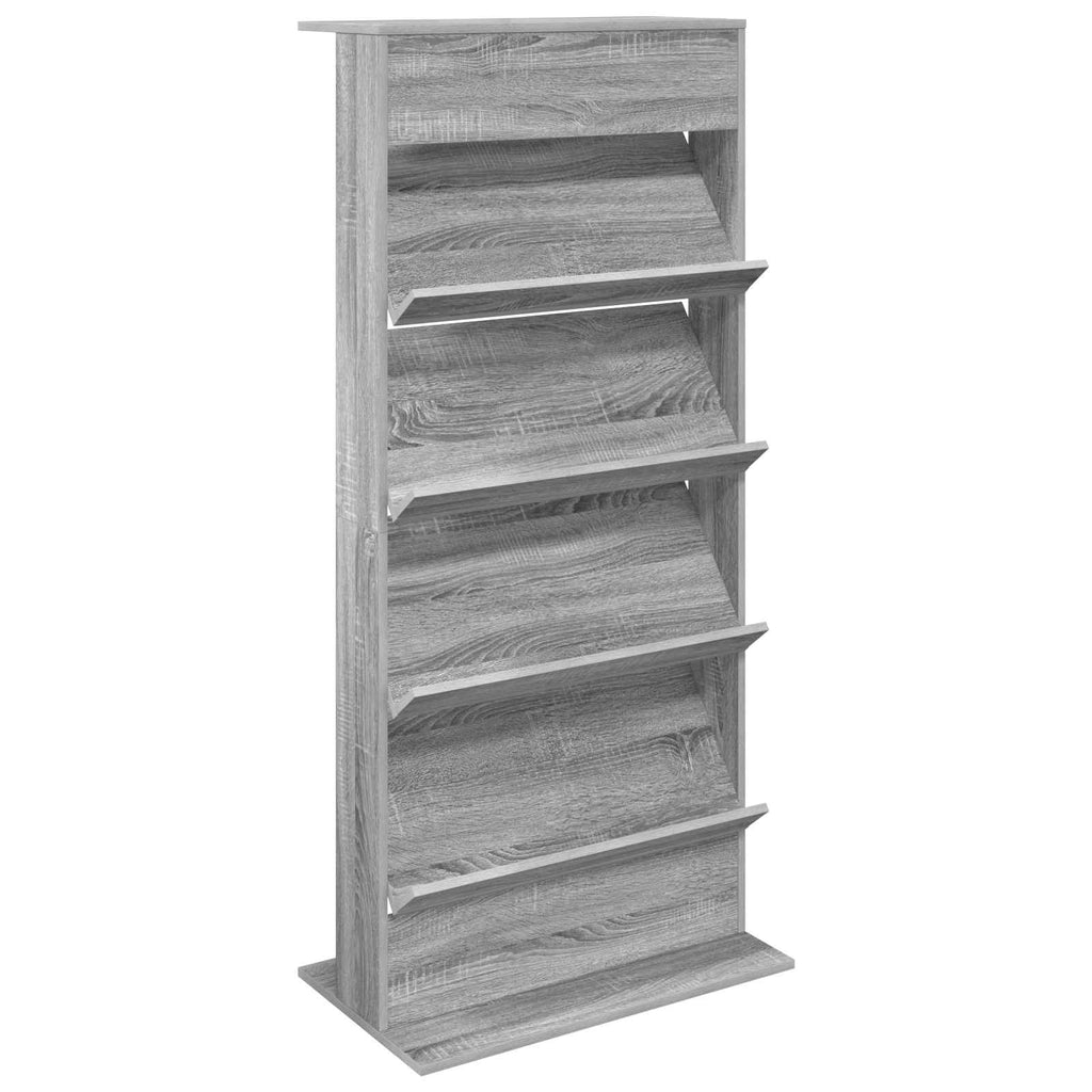 Magazinregal Graues Sonoma 70 x 41 x 156 cm Holzwerkstoff