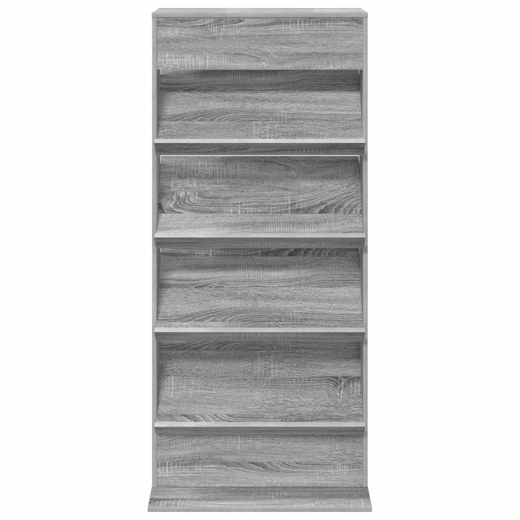 Magazinregal Graues Sonoma 70 x 41 x 156 cm Holzwerkstoff