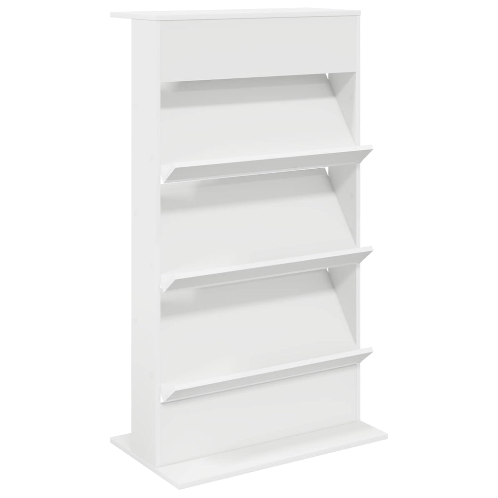 Magazinregal mit Regal Weiß 70 x 41 x 126 cm Holzwerkstoff