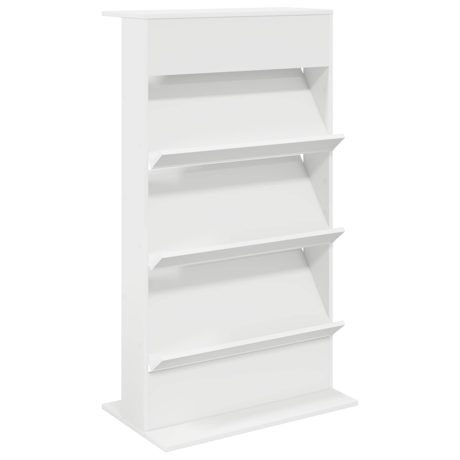 Magazinregal mit Regal Weiß 70 x 41 x 126 cm Holzwerkstoff