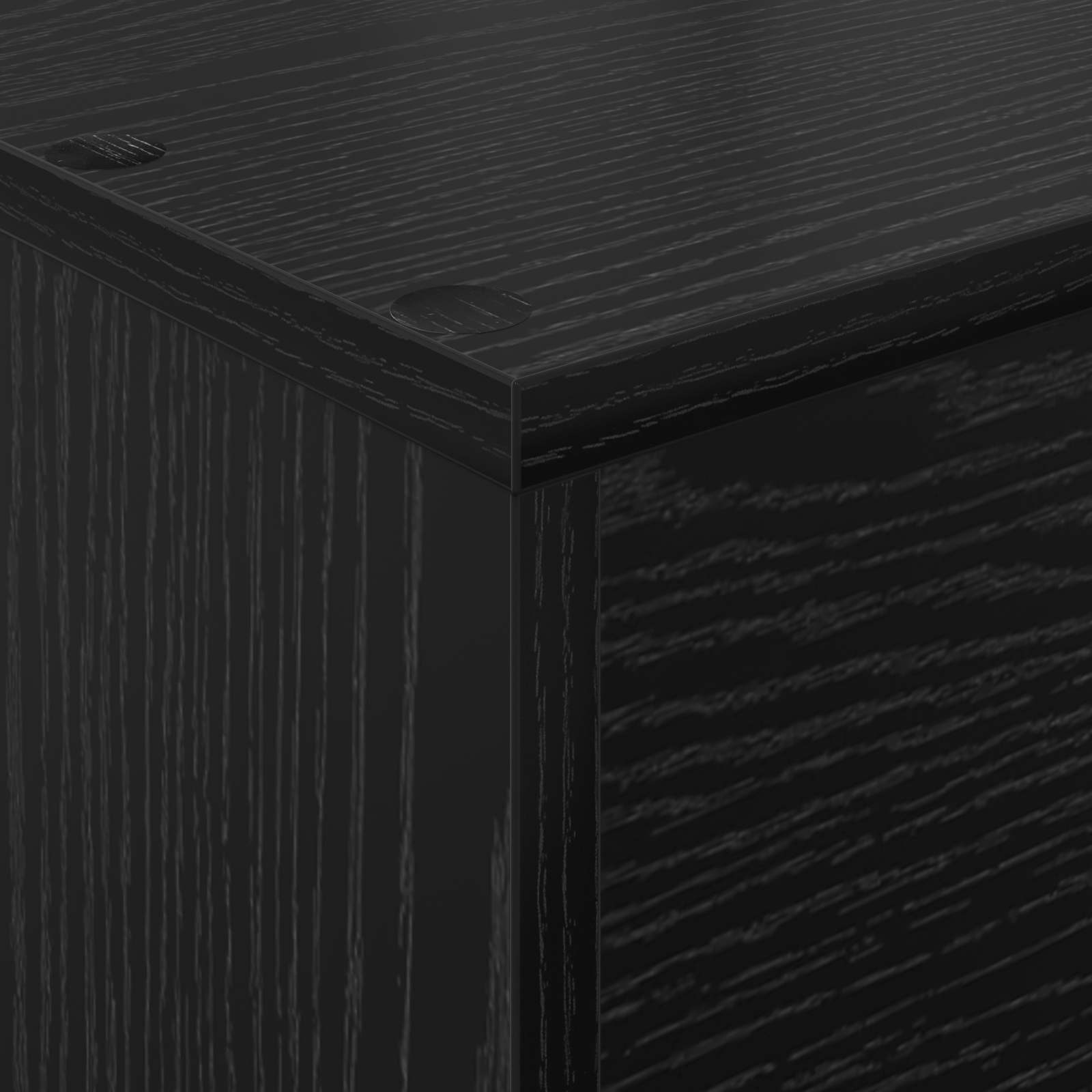 Magazinregal mit Regal Schwarz Eichen-Optik 70 x 41 x 126 cm