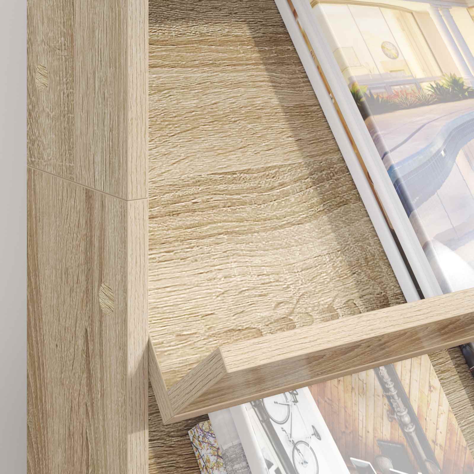 Magazinregal Sonoma-Eiche 70 x 41 x 126 cm Holzwerkstoff