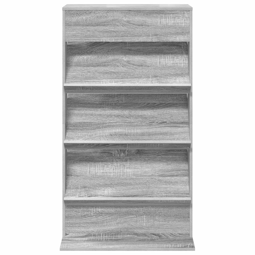 Magazinregal Graues Sonoma 70 x 41 x 126 cm Holzwerkstoff