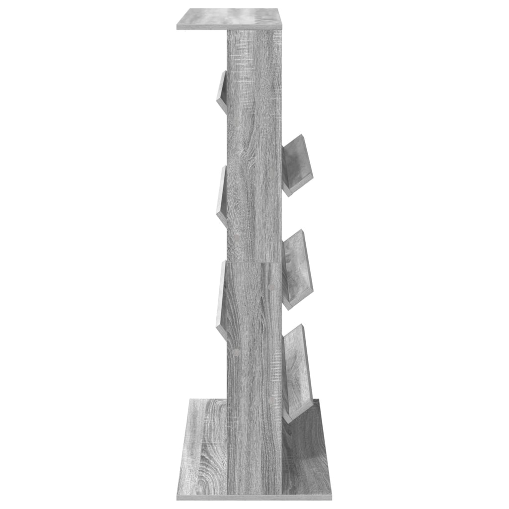Magazinregal Graues Sonoma 70 x 41 x 126 cm Holzwerkstoff