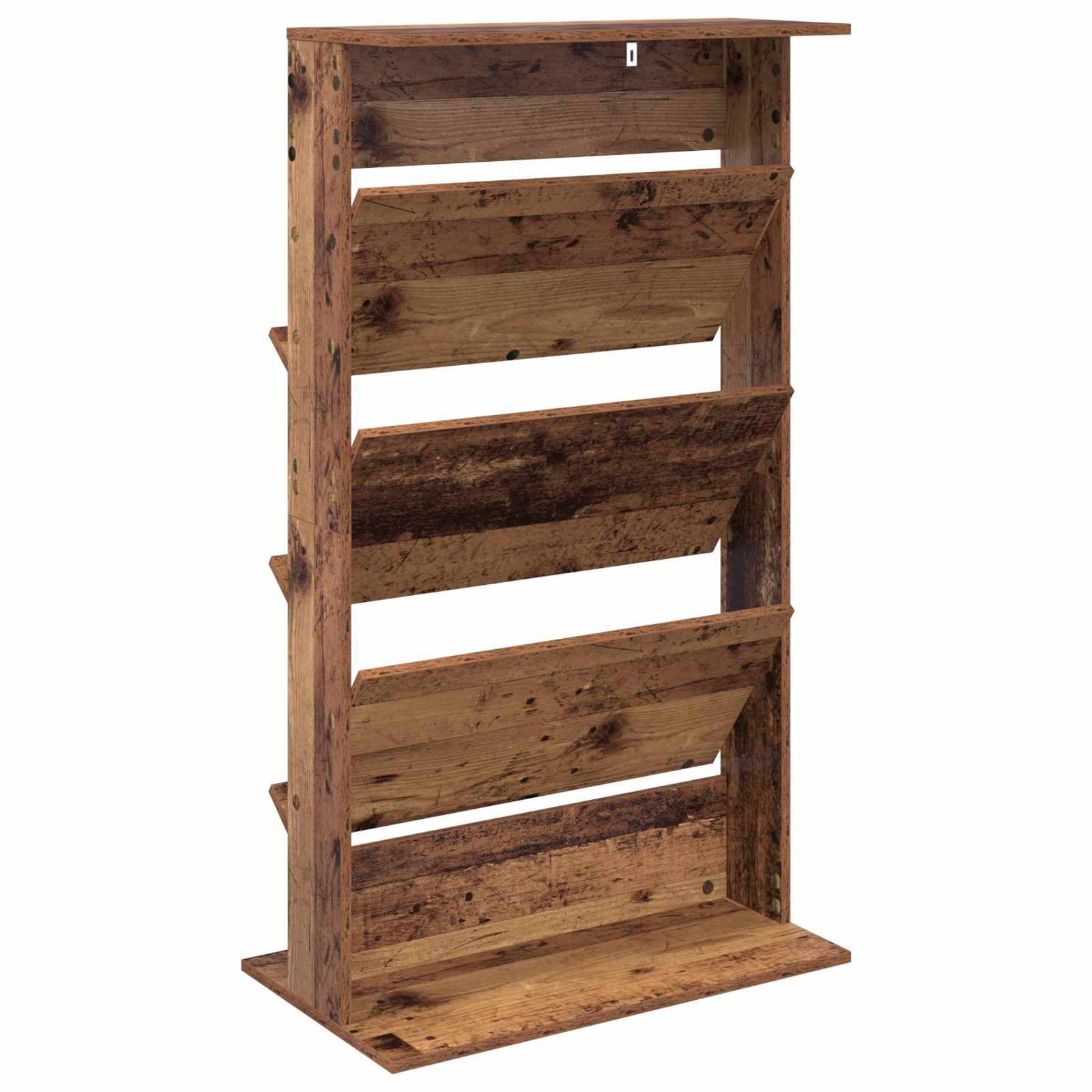 Magazinregal mit Regal Altholz 70 x 41 x 126 cm Holzwerkstoff