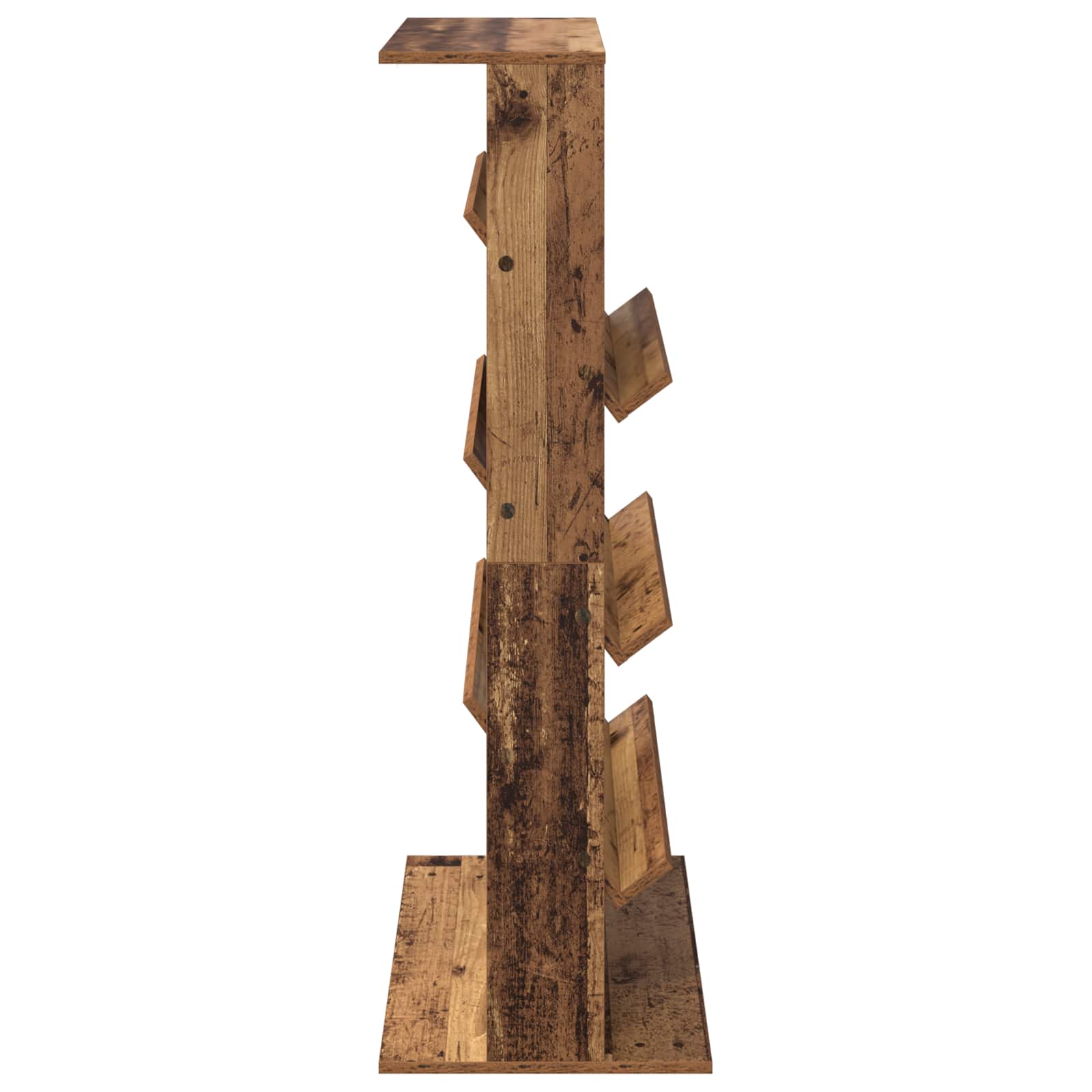 Magazinregal mit Regal Altholz 70 x 41 x 126 cm Holzwerkstoff
